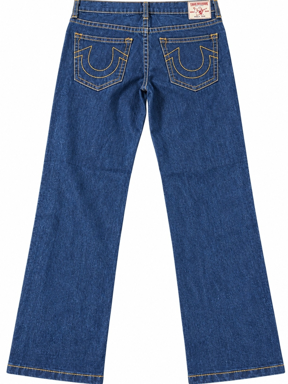 True Religion Kids Dark Blue Denim Jeans with Signature Back Pocket